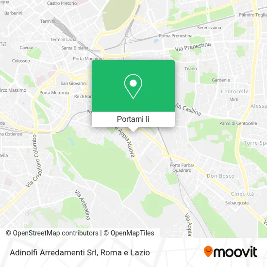 Mappa Adinolfi Arredamenti Srl