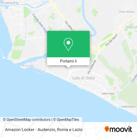 Mappa Amazon Locker - Audenzio
