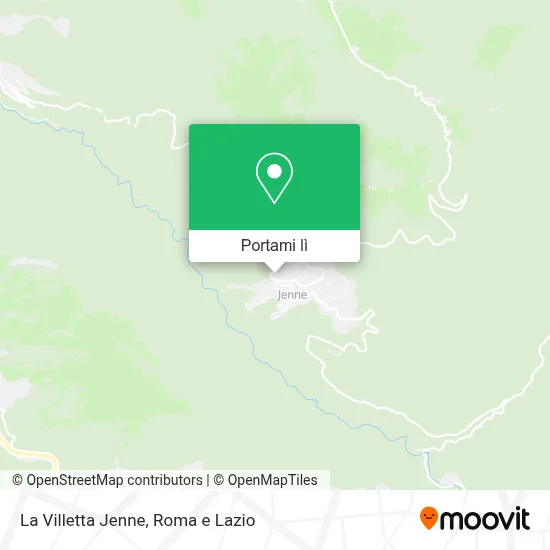 Mappa La Villetta Jenne