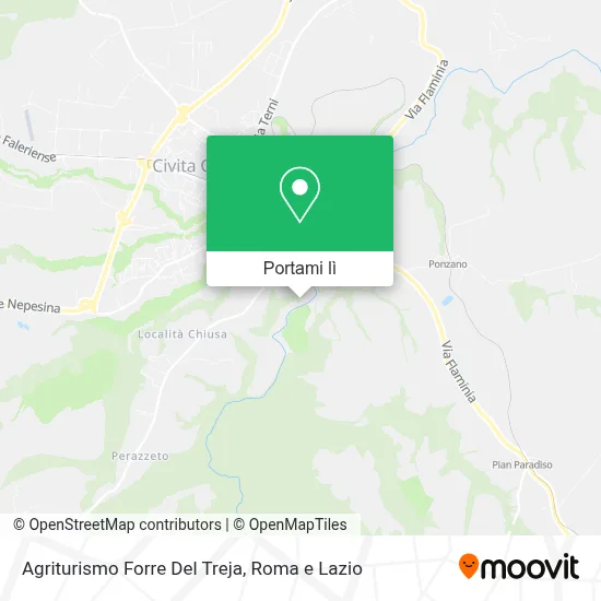 Mappa Agriturismo Forre Del Treja