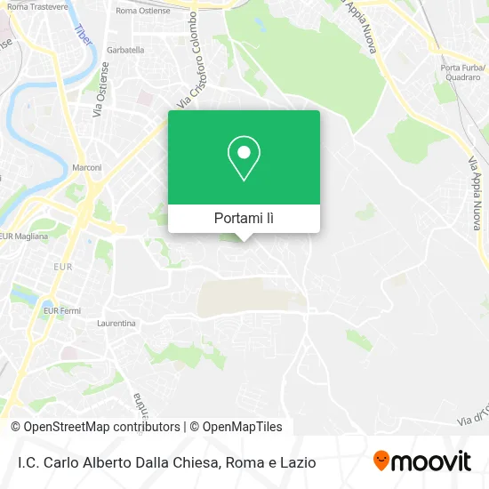 Mappa I.C. Carlo Alberto Dalla Chiesa
