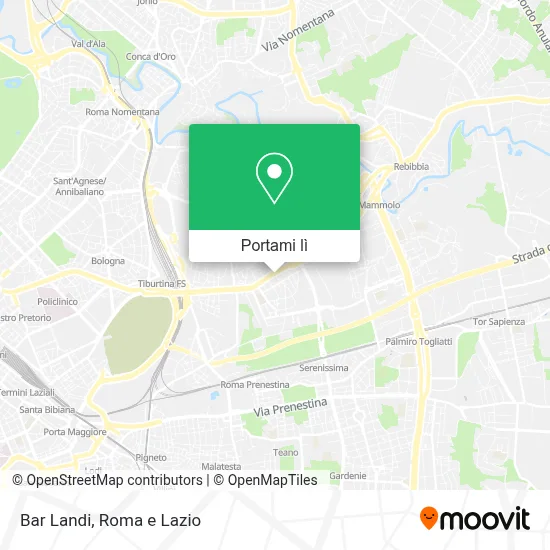 Mappa Bar Landi