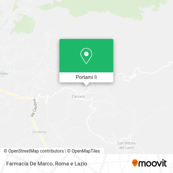 Mappa Farmacia De Marco