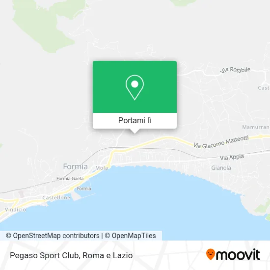 Mappa Pegaso Sport Club