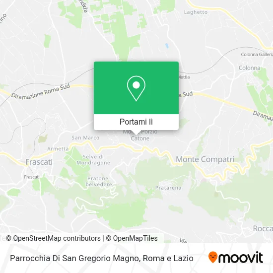 Mappa Parrocchia Di San Gregorio Magno