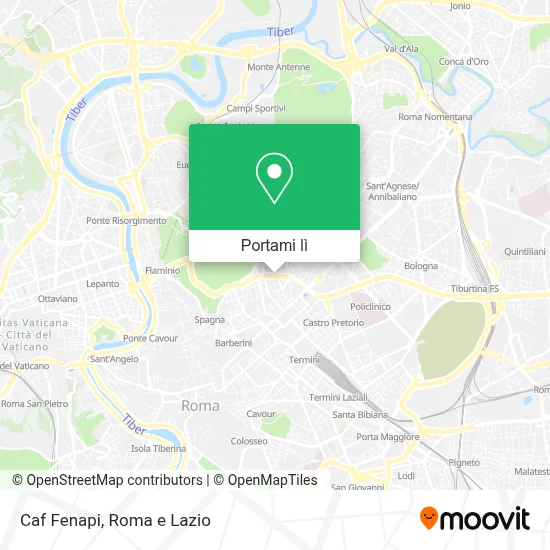 Mappa Caf Fenapi