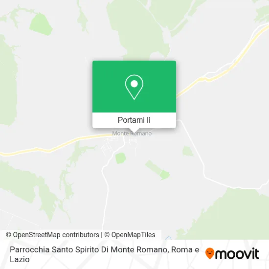 Mappa Parrocchia Santo Spirito Di Monte Romano