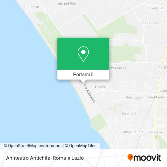 Mappa Anfiteatro Antichita