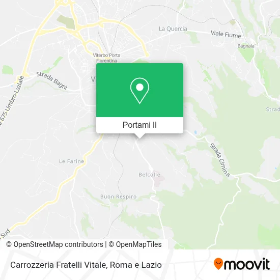 Mappa Carrozzeria Fratelli Vitale