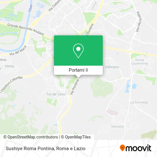 Mappa Sushiye Roma Pontina