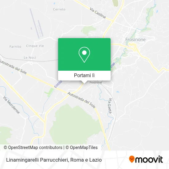 Mappa Linamingarelli Parrucchieri