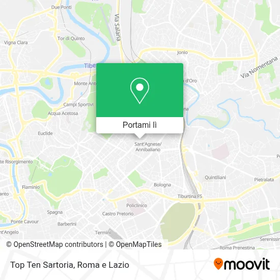 Mappa Top Ten Sartoria