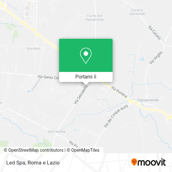 Mappa Led Spa