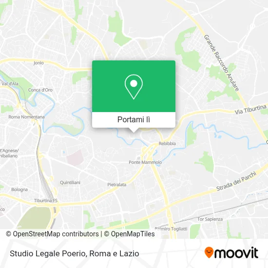 Mappa Studio Legale Poerio