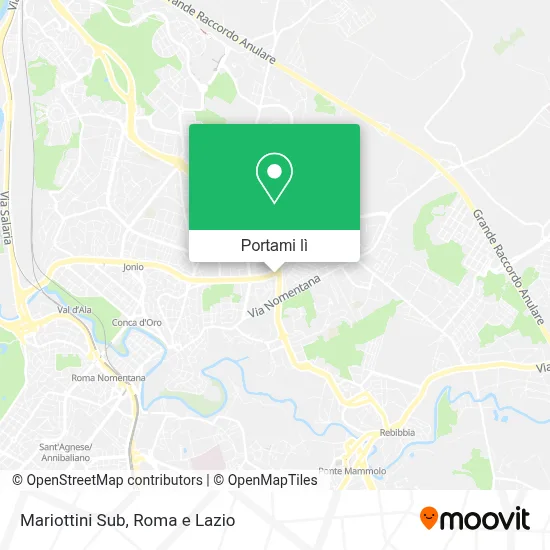 Mappa Mariottini Sub