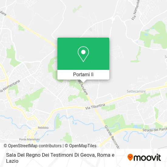 Mappa Sala Del Regno Dei Testimoni Di Geova