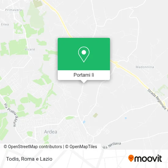 Mappa Todis