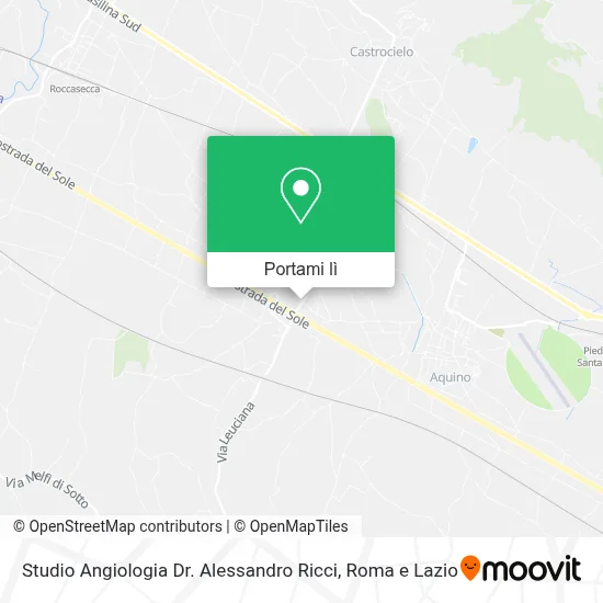 Mappa Studio Angiologia Dr. Alessandro Ricci