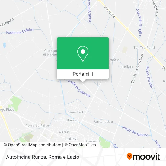 Mappa Autofficina Runza