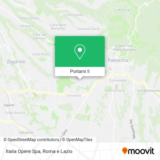 Mappa Italia Opere Spa