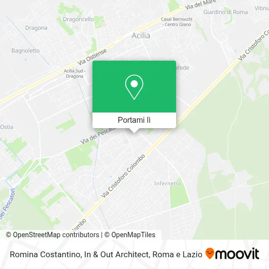 Mappa Romina Costantino, In & Out Architect