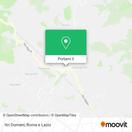 Mappa Itri Domani