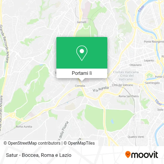Mappa Satur - Boccea