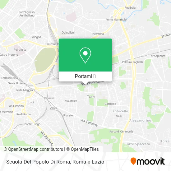 Mappa Scuola  Del  Popolo Di Roma