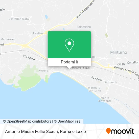 Mappa Antonio Massa Follie Scauri