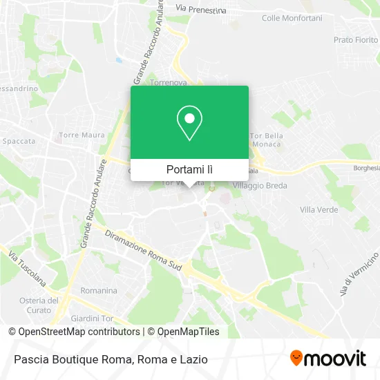 Mappa Pascia Boutique Roma