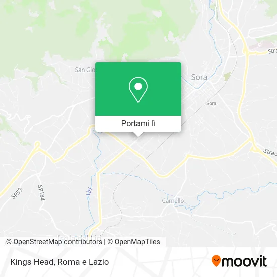 Mappa Kings Head