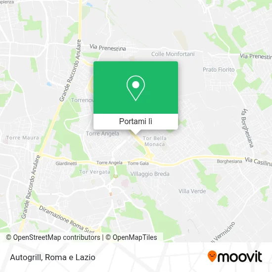 Mappa Autogrill