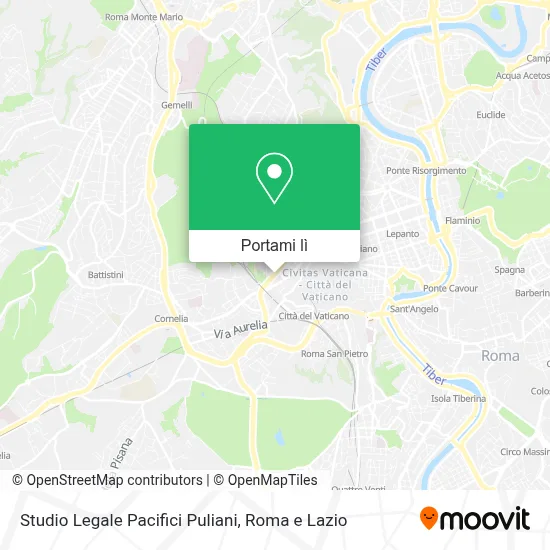 Mappa Studio Legale Pacifici Puliani