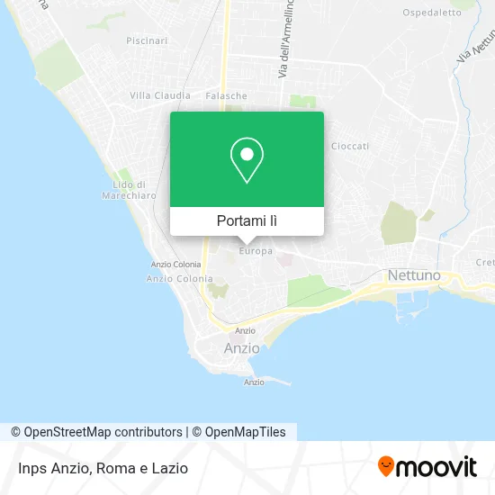 Mappa Inps Anzio