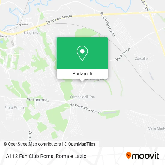 Mappa A112 Fan Club Roma