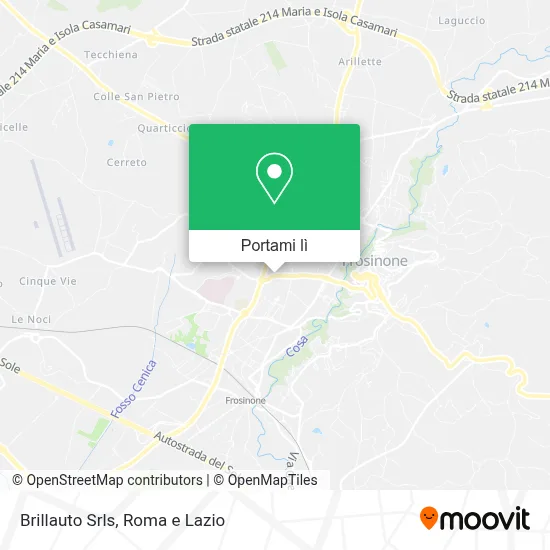 Mappa Brillauto Srls