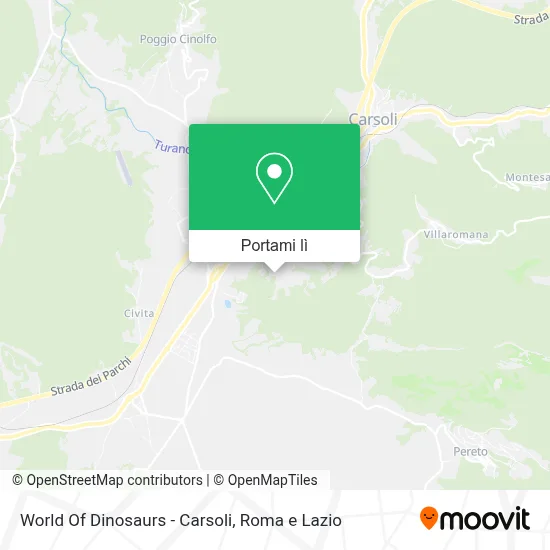 Mappa World Of Dinosaurs - Carsoli