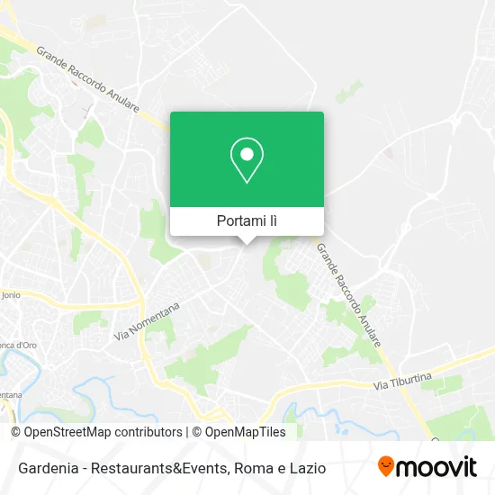 Mappa Gardenia - Restaurants&Events
