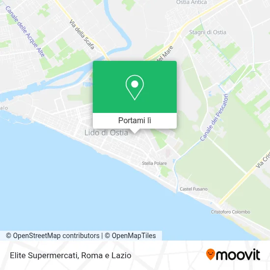 Mappa Elite Supermercati