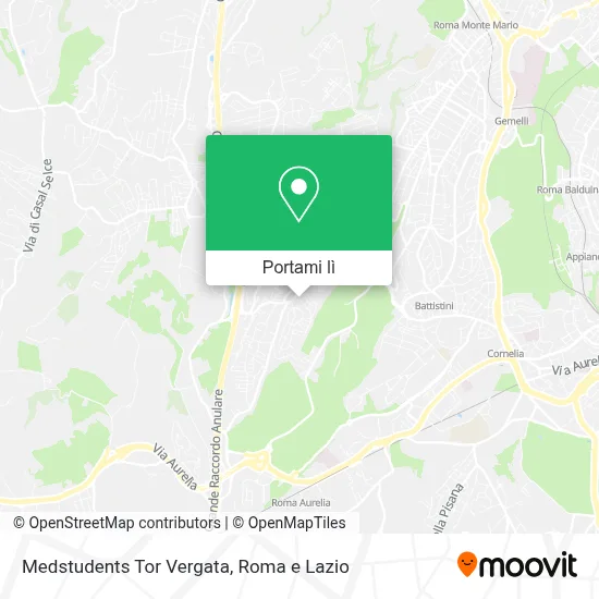 Mappa Medstudents Tor Vergata