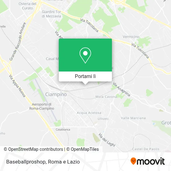 Mappa Baseballproshop