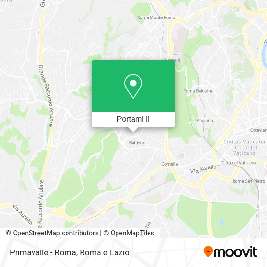 Mappa Primavalle - Roma