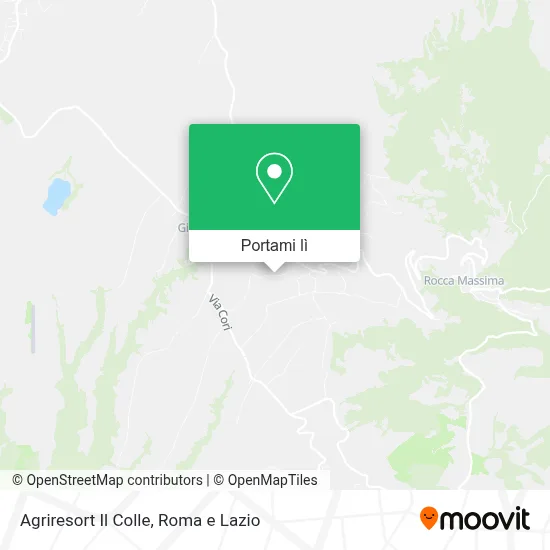 Mappa Agriresort Il Colle