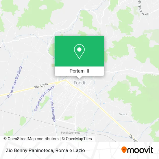 Mappa Zio Benny Paninoteca
