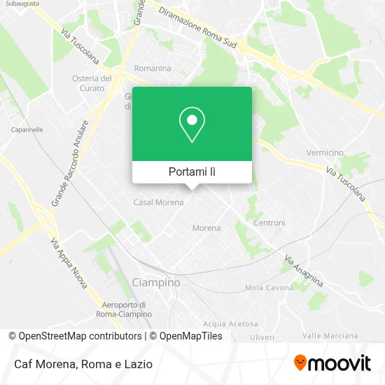 Mappa Caf Morena