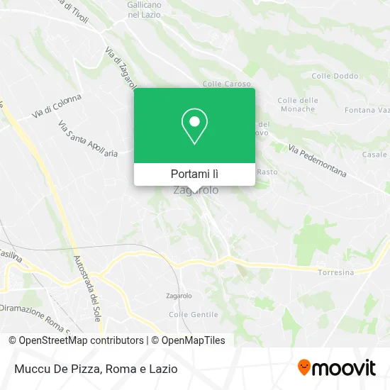 Mappa Muccu De Pizza