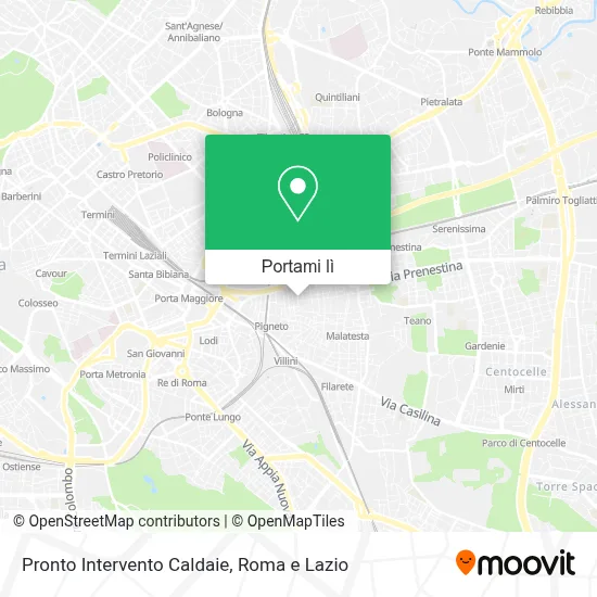 Mappa Pronto Intervento Caldaie
