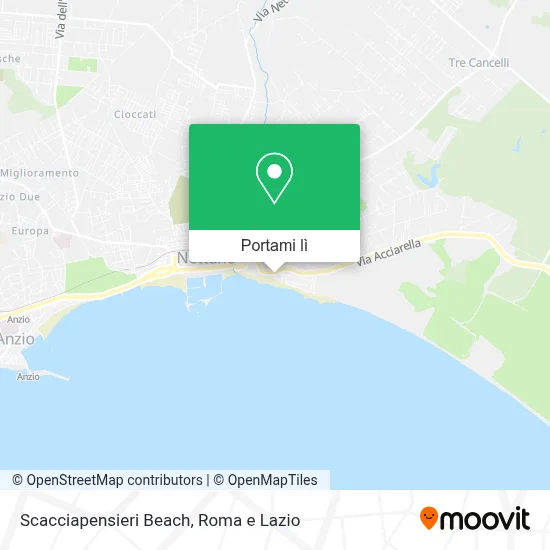 Mappa Scacciapensieri Beach