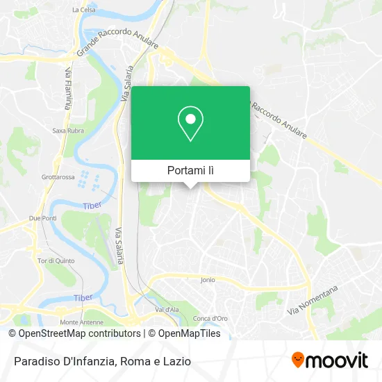 Mappa Paradiso D'Infanzia