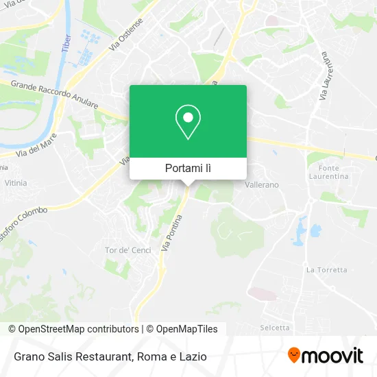 Mappa Grano Salis Restaurant